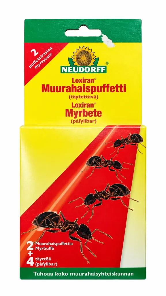 Neudorff Loxiran -muurahaispuffetti täytettävä