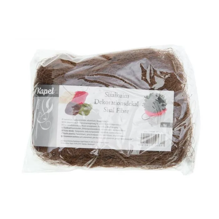 Kapel Hobby Sisal 50 g Ruskea