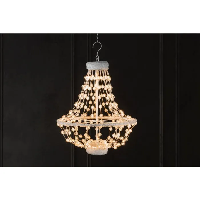 Finnlumor LED-kattokruunu 220 LED – 50 cm, lämminvalkoinen