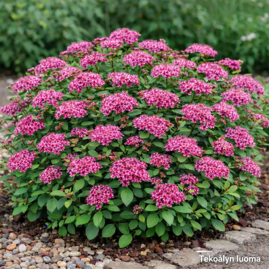 Tummaruusuangervo – Spiraea japonica ‘Anthony Waterer’