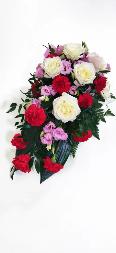 Hautavihko Muisto – punavalkoinen