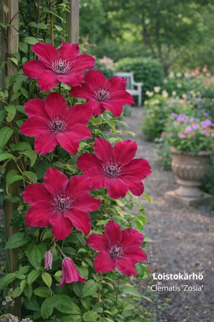Loistokärhö – Clematis 'Zosia'