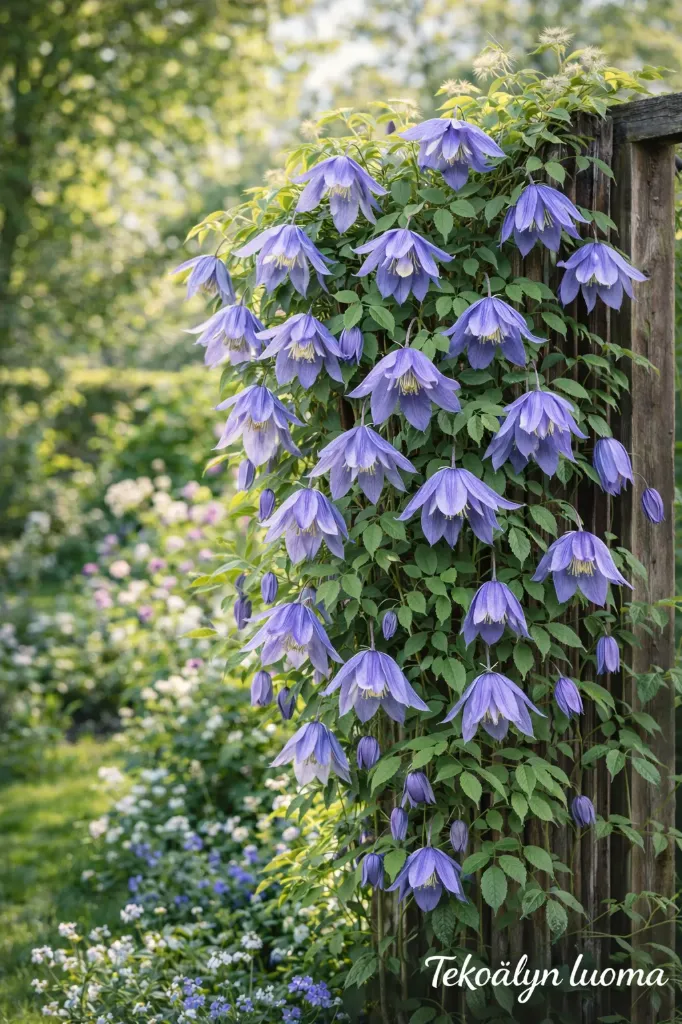 KÄRHÖ – Clematis Atragene-ryhmä 'Maidwell Hall'
