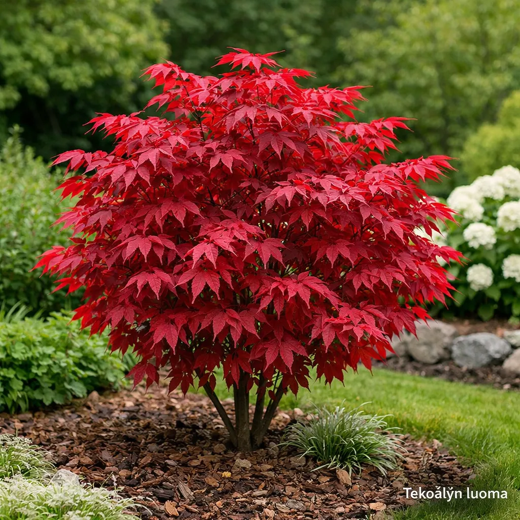 Verijapaninvaahtera 'Fireglow' – Acer palmatum Myyntikoko100-120