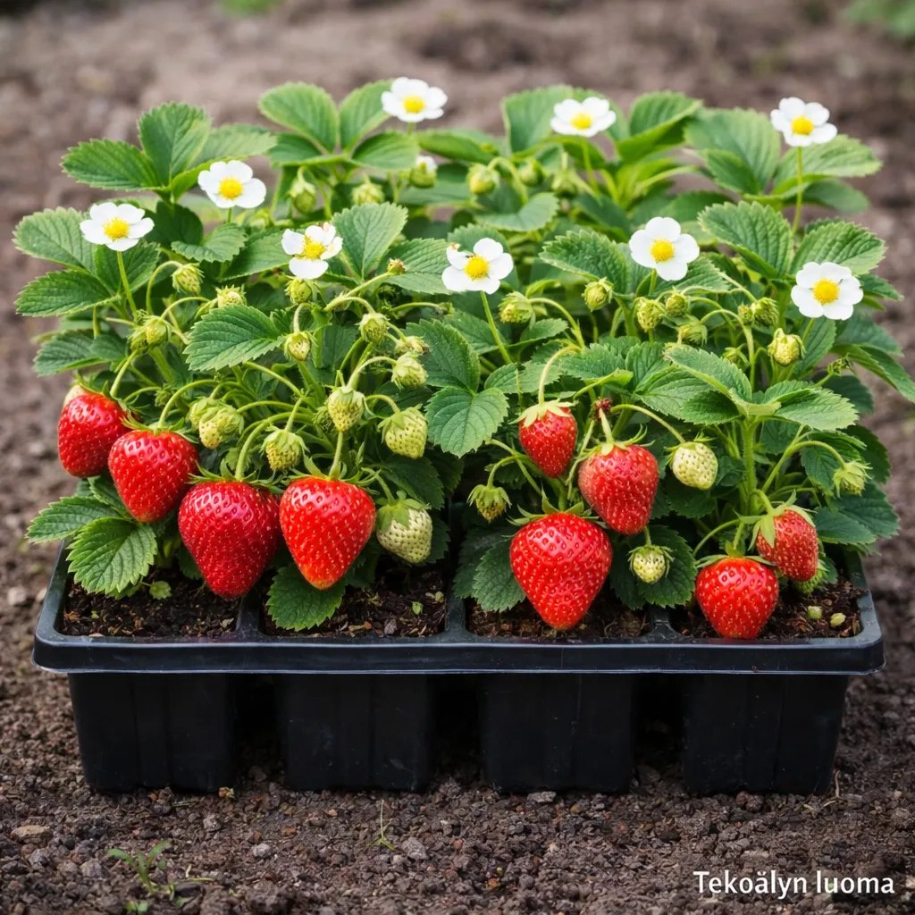 Puutarhamansikka ‘Marketta’ (Kenno 10 kpl) – Fragaria × ananassa 'Marketta'