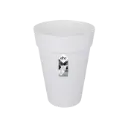 Loft Urban pyöreä korkea ruukku 35 cm valkoinen