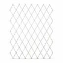 Köynnösleikkö valkoinen 0,9 × 2 m