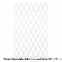 Köynnöskehikko Tarmo muovi valkoinen 100 × 230 cm