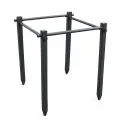 Marjapensastuki 80 × 80 × 80 cm musta