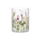 Meadow-lasilyhty 20 cm – Kukkakuvioitu lasilyhty ja maljakko | 4 Living Collection