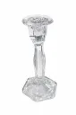Lasinen kruunukynttilänjalka 19 cm