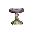 Kynttilänjalka Noor Violetti / vihreä pöytäkynttilälle 9,8 cm – 4 Living Collection