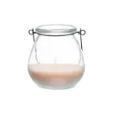 Lasilyhty beige metallisangalla – Polar kynttilät