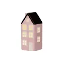 Talolyhty vaaleanpunainen LED-valoilla 21 cm