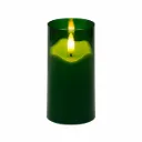 3D LED-pöytäkynttilä 10,5 cm – 3D-liekki, vihreä