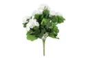 Tekopelargoniakimppu valkoinen 39 cm