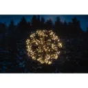 LED-valopallo 40 cm – 480 micro-LED, lämmin valkoinen – Finnlumor