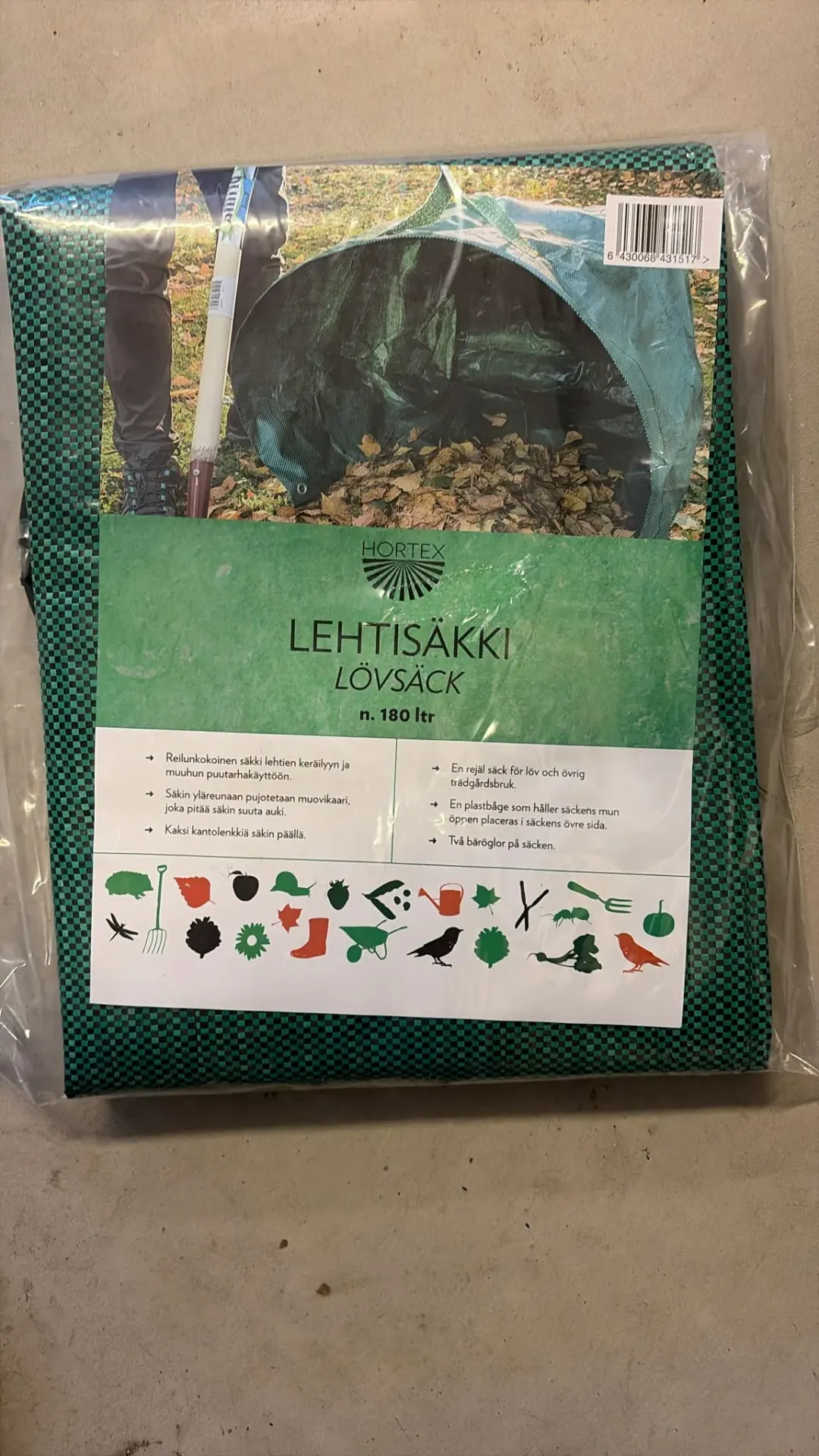 Lehtisäkki 180 L