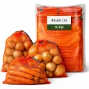 Verkkosäkki 40 × 60 cm, kesto 10 kg – 10 kpl