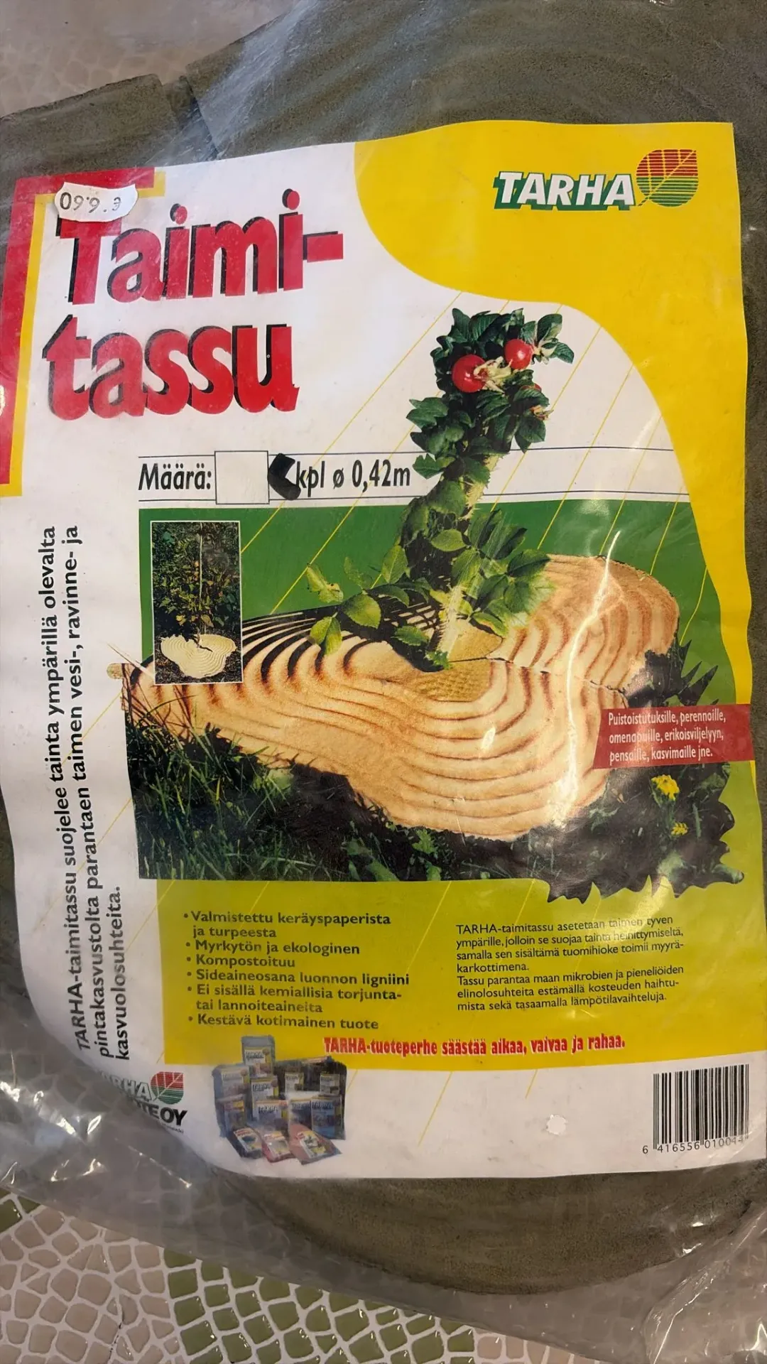 Taimitassu Ø 0,42 m 6 kpl (keräyspaperia)