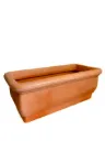 Parvekelaatikko 48,5 cm kiviefekti terrakotta